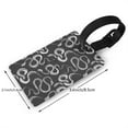 thumbnail image 2 of Honeii Snake Print Luggage Tags for Suitcases, Airplane Travel Essentials for Flying, International Travel Must Haves, and Luggage Accessories, 2 of 7