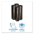 thumbnail image 3 of Boardwalk Low-Density Waste Can Liners 56 gal 0.6 mil 43" x 47" Black 100/Carton (BWK4347H), 3 of 4