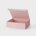 thumbnail image 5 of Geoto 15"x11"x4.33" Large Size Luxury Rigid Foldable Magnetic Closure Collapsible Gift Packaging Boxes(Pink), 5 of 5
