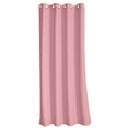 thumbnail image 3 of HomeLife Semi Blocking Curtains, 1 Pair Solid Color Waterproof Blackout Curtains for Bedroom Grommet Window Curtain Polyester Sun Blocking Floor Drape for Outdoor, 3 of 6