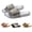 Silver, variant on Ladies Wide Width Sandals Summer Open Toe Slide Sandals for Women Glitter Bling Sparkly Rhineston𝖾s Dressy Sandals Beac𝗁 Comfortable Shoes Non-Slip Scuff Slippers