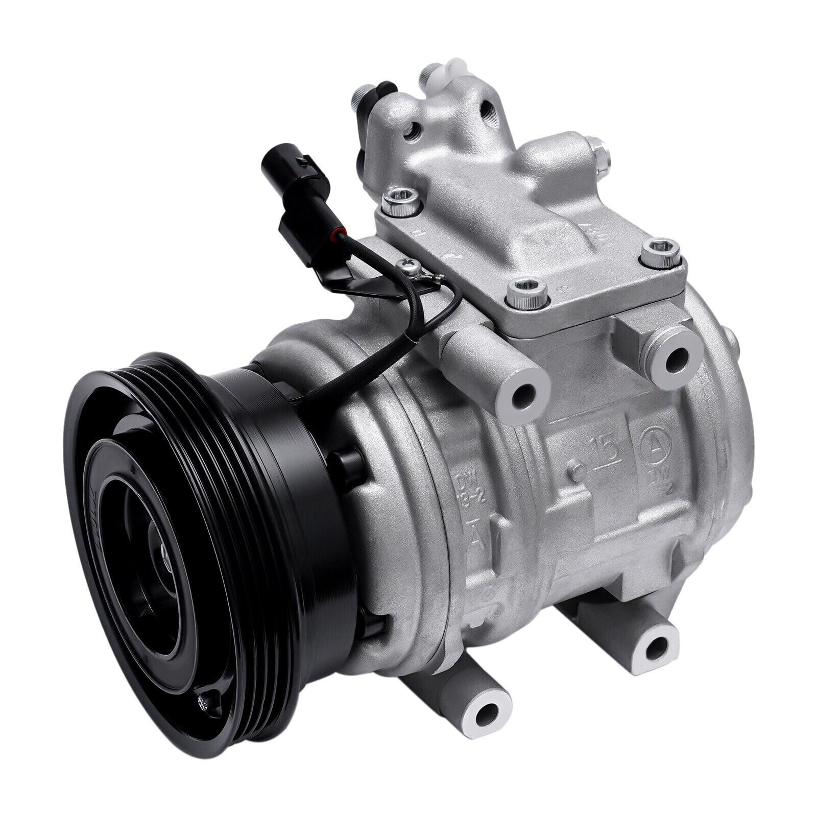 Miumaeov A/C AC Compressor with Clutch for Hyundai Tucson 2005-2006 Kia Spectra 2004-2006 Kia Sportage 2005-2007