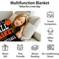 thumbnail image 4 of Basketball Throw Blanket - Soft, Fuzzy & Warm - 40x50 Inches Flannel Blankets for Travel, Office - Black Sports Throws Gift for Kids, 4 of 6