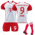 thumbnail image 1 of 23-24 Bayern Munich Home Kids Football Shirt No. 9 Kane 28, 1 of 5