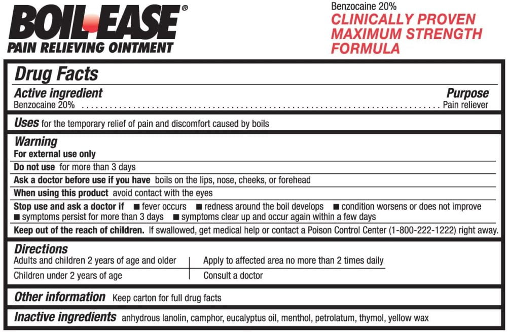 Buy Boil-Ease Ointment Maximum Strength 1 oz Online at Lowest Price in ...