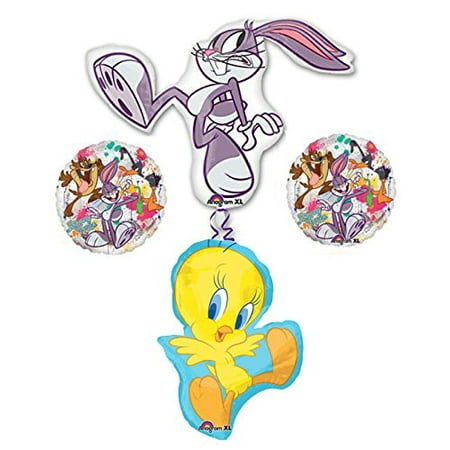 Looney Tunes Decorations - Bugs Bunny and Tweety Bird Looney Tunes Balloon Bouquet Decorations