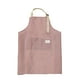 thumbnail image 2 of Apron con bolsillos, delantal de cocina para mujer y hombre, ajustable, resistente, para cocina, chef, asador, cocina profesional, cocina moderna, delantal de lineno, bolsillos grandes,, 2 of 9