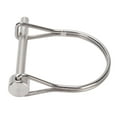 thumbnail image 1 of 1PC Stainless Steel 316 PTO Pin Round Arch Wire Shaft Locking Lock Pin Safety Coupler Pin Retainer Farm Trailers Wagons Lawn Garden, 1 of 7
