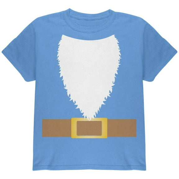 Halloween Lawn Gnome Costume Youth T Shirt Carolina Blue YXL