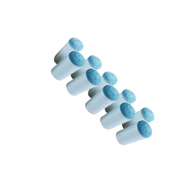 tamizeot 10Pcs Billiard Pool Cue Tips Lightweight Tips Portable Billiards on Slip Cue Blue 12mm
