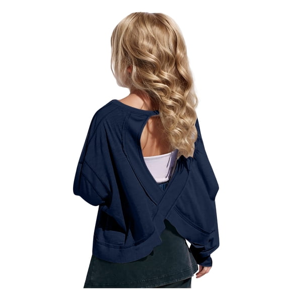 Girls Shirts Short Sleeve Athletic Shirts Open Back Tops Active Sports Tshirts Yoga Workout Crop Tees 4-14 Years Shirts for Teens