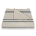 thumbnail image 3 of Creative Products Blue Stripe on White 50 x 60 Coral Fleece Blanket, 3 of 3