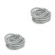 thumbnail image 4 of Qarigey 10 piezas de bandas para el cabello con purpurina, diadema ajustable decorativa sólida para coletas para mujeres, accesorios de estilo Plata 2Conjunto, 4 of 6