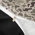 thumbnail image 4 of meiyoeat Brown Camo Duvet Cover King For Boys,Kids Personalized Camouflage Pattern King Bedding,Black Reversible,3pcs(No Comforter), 4 of 6