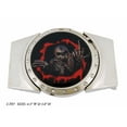 thumbnail image 1 of Removable Lighters Belt Buckle Skull Skeleton Gothic Tattoo Style Horror New Big, 1 of 3