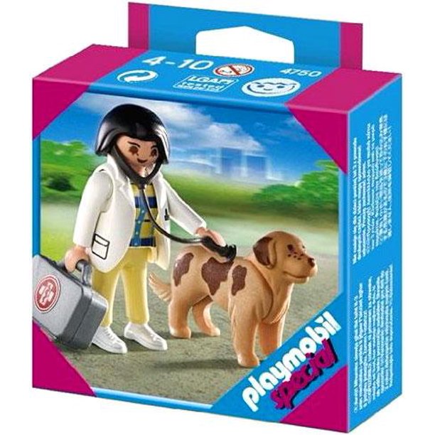 Playmobil Special Vet with Dog Set 4750