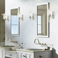 thumbnail image 6 of Kira Home Stella 6" Glass Shades, Replacement Glass, 1-5/8" Fitter Opening for Threaded Medium Base Socket, 6" x 6", (3), 6 of 8