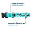 thumbnail image 5 of Buckle-Down Pet Collar, Dog Collar Plastic Buckle, The Mountains Are Calling And I Must Go Mountains Outline, 20 to 31 Inches 1.5 Inch Wide, 5 of 8