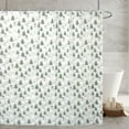 thumbnail image 2 of Dmlowu Christmas Shower Curtain, Water Mildews Proof Fabric Shower Curtain, Quicker Dry Printed Bathroom Curtain for Christmas Decorations, 72x72 Inch, 2 of 7