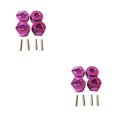 thumbnail image 4 of maskred 4pcs/set 5MM en Alliage d'Aluminium Roue Adaptateur Support pour 1/10 AXIAL SCX10 Durable en Alliage d'Aluminium Roue Adaptateur Violet 2Set, 4 of 6