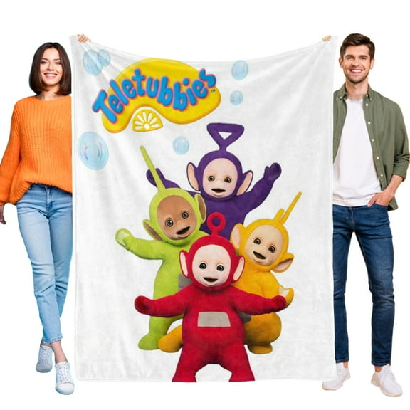Teletubbies Throw Blanket Gifts for Fans Lover Girls Boys Women Present Hoodie Him Bed 60"x80"