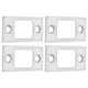 thumbnail image 5 of 4 placas de cerrojo, placas traseras de puerta, placas de acero inoxidable, cubiertas de puerta, 5 of 8