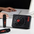 thumbnail image 3 of BT Speaker with Microphone, Stereo Sound Portable Night Lamp Function Small Speaker Mic Set for Home Outdoor, 64G Expandable, 3 of 7
