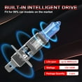 thumbnail image 3 of FZPJJNB H1 Halogen Headlight Bulbs Conversion Kit High Low Beam Super Bright 4200K Pack of 2, 3 of 10