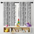 thumbnail image 5 of Blackout Kids Curtains,Black Geometric Triangle Diamond Pattern Childrens Insulated Curtains Set Of 2,Bedroom Essentials,Toddler Room Decor 42x54in(106x137cm), 5 of 5