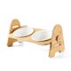 thumbnail image 1 of Cuencos Elevados Para Perros Con Soporte De Bambú Cuencos Elevados Para Perros Cuencos Para Mascotas Para Perros Y Gatos Alimentador De Bambú Ajustable En Altura Yuarrent PT002705-02, 1 of 6