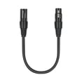 thumbnail image 3 of Adaptador XLR 3 Pines A 5 DMX Cable XLR3M XLR5F 30cm, 3 of 5