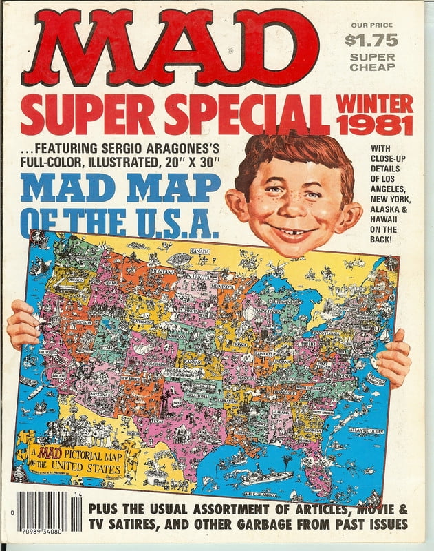 MAD Magazine Vintage Collectible HIGH GRADE Super Special Winter 1981