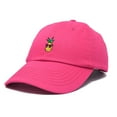 thumbnail image 5 of Dalix Pineapple Embroidered Cap Cotton Baseball Summer Cool Dad Hat Mens in Hot Pink, 5 of 5
