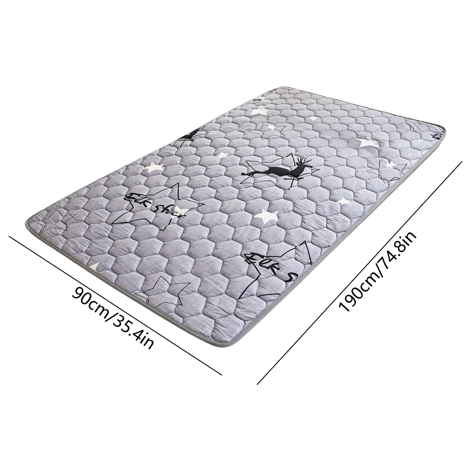 Mattress Protector Non Slip Thin Bed Pad Quilted Fitted Mattress Cover Washable Bed Topper Dorm Room Home Bedroom Guest Room Smooth Sleep Bedding Mattress Pad Bedroom Dorm Guest Room Bed Pad Cover