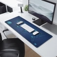 thumbnail image 2 of Maximize Your Gameplay: Waterproof & Anti-Slip World Map Mouse Pad, Stitched Edges - Large Design Perfect for Gamers, Office & Home (Black, 31.5 x 11.8 ), 2 of 7