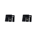 thumbnail image 4 of Guardurnaity Metal Unisex Traje Pantalones Faldas Cintura Clip Cintura elástica Abrazaderas retráctiles Jeans sueltos Tensor Ropa Accesorios de Negro 2piezas, 4 of 6