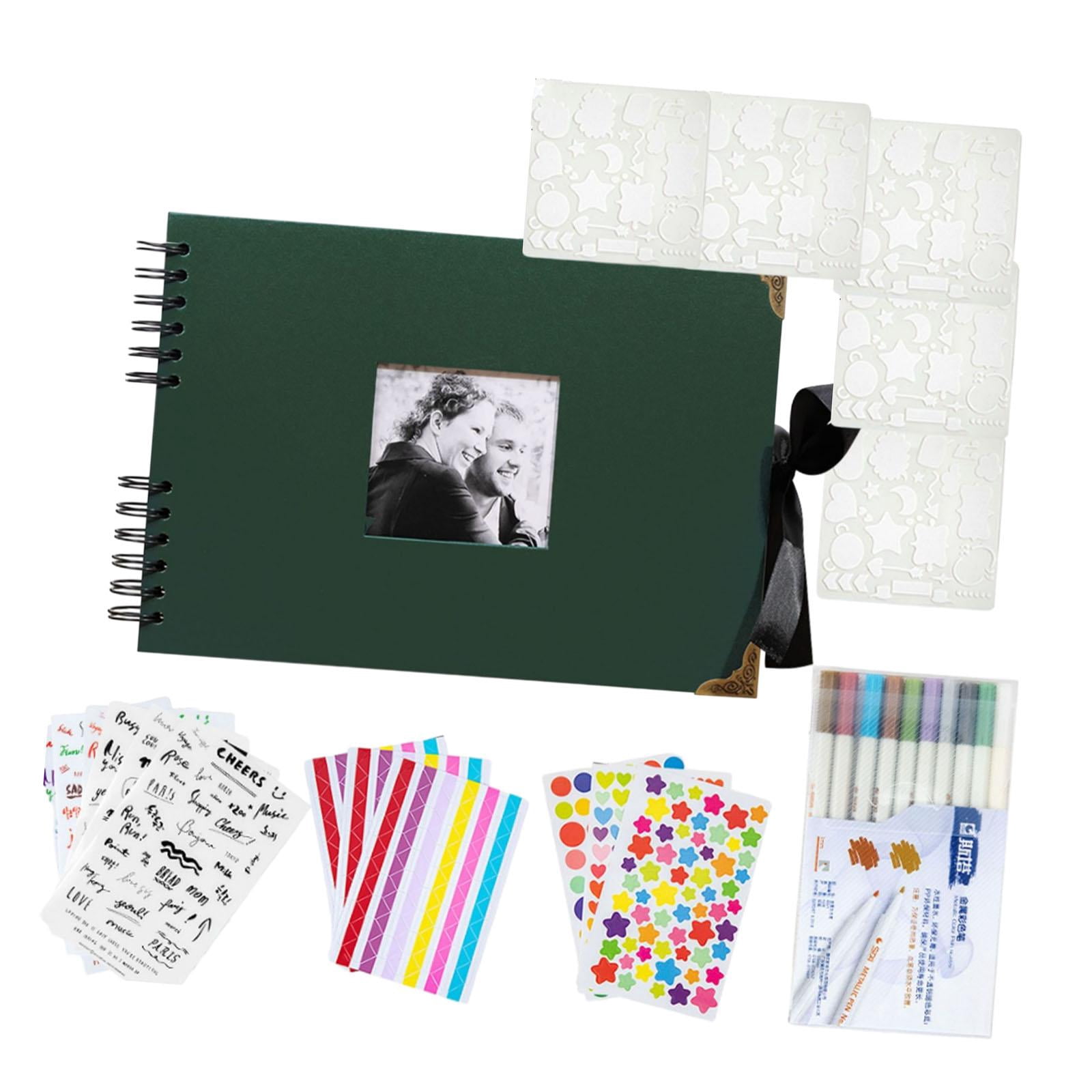 Set De Diario Y Álbum De Recortes DIY Navideño – 50 Pegatinas, 20 Páginas, Tarjetas, Sobres Y Lápices – Regalo Creativo Para Niños Y Adolescentes