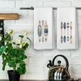 thumbnail image 4 of Coast House Kitchen Towels - Lake Paddles Dish Towels, Beach House Decor, Summer Boat Decorative Absorbent Dishcloths Hand Towels Set of 2 for Bathroom Farmhouse Decor 18x26 Inches, 4 of 6