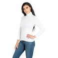 thumbnail image 3 of 24/7 Comfort Apparel Women's Turtleneck Sweater, 3 of 3