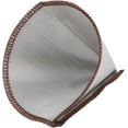 thumbnail image 1 of ZOUSSIQI Reusable Coffee Filter Cone S Fine Filte 304 L Steel Paperl Mesh Coffee Filter S For 1 To 2 Cups Reusable Coffee Filter Cone (L for 3 to 4 Cups) CA919-51592, 1 of 9