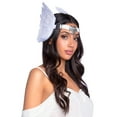thumbnail image 3 of Leg Avenue Women's Metal Filigree Medallion Feather Headband, 3 of 5