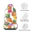 thumbnail image 4 of Balery Hawaiian Pineappl Funda de Asiento para Auto con Diseño - Cubierta Frontal Suave y Transpirable con Protector Antideslizante- 1 Unidad, 4 of 5