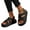 Black, variant on Dakaela Women's Platform Sandals Arch Support Wedge Sport Slip on Shoes Summer Beach Walking Sandal