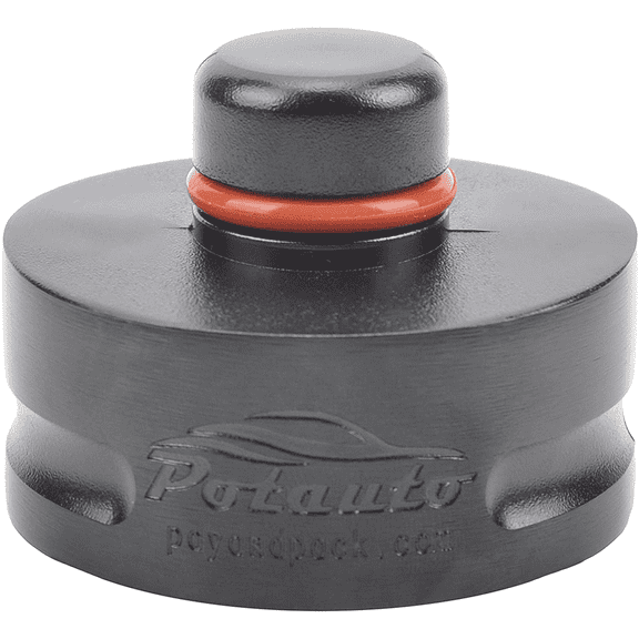 Potauto Aluminum Jack Pad Jacking Puck Point Adapter Support Compatible with Tesla Model X Model S - Protects Battery, Side Skirts, Frame Rail (Qty 1, Black)