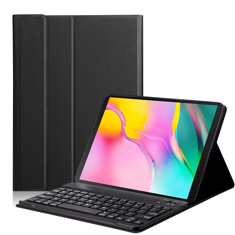 For Samsung Galaxy Tab A 10.1 SM-T510/515 Wireless Bluetooth  Keyboard(without Backlight ) with Millet Pattern Leather Case(Not include  tablet) - Walmart.com