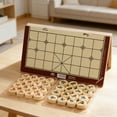 thumbnail image 4 of 9.8x10.8 inch Chinese Ch-e-ss Set with PU L-ea-ther Foldable Board Xiangqi Portable Chinese Ch-e-ss Game Set Strategy Board Games for 2 Players for Adults Family, 4 of 6
