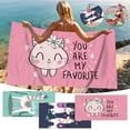 thumbnail image 1 of Xihbxyly Toalla de Playa de Microfibra, Superligera, Resistente a La Arena, de Secado Rápido, Compacta para Viajes, Natación, Camping y Piscina, Manta de Playa Multiusos, 76 X 152 Cm., 1 of 4