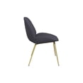 thumbnail image 2 of Inmod Mid-Century Modern Petrichor Dining Chair, Set of 2, Charcoal, 2 of 3