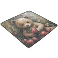 thumbnail image 7 of WOBOGO Adorable Strawberry Bear Baby Playmats Extra Large Waterproof Rollable Activity Pads for Toddlers 50×50inch, 7 of 7