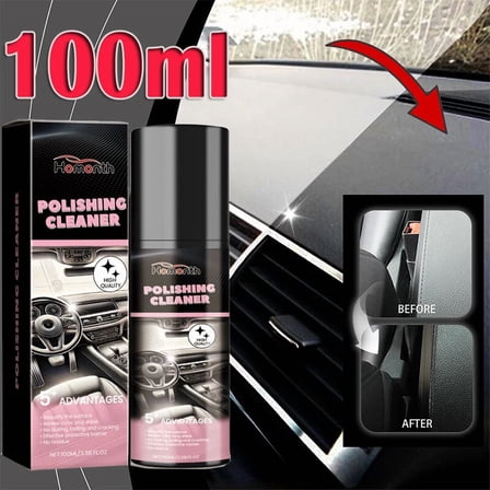 Car Interior Cleaner - 100Ml Car Interior Cleaner, Vehicle Interior Polish-2025